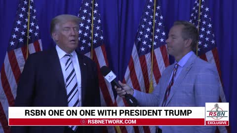 RSBN Interview with Trump after Law Suite Announcement, July 7th 2021