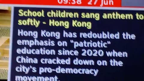 #hong kong, #kids told to sing a bit louder, but at least they