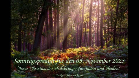 Jesus Christus, der Heilsbringer für Juden und Heiden