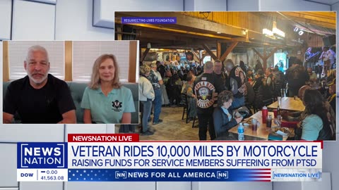 Veteran braves 10,000-mile Hoka Hey Motorcycle Challenge for good | NewsNation Live