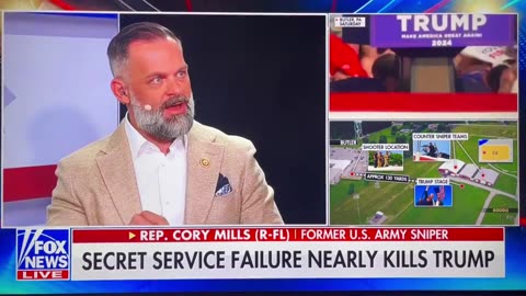 BREAKING‼️Florida Congressman Corey Mills implies that the negligence of the United States Secret Service may have been deliberate