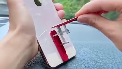 Magnetic mini mobile phone stand