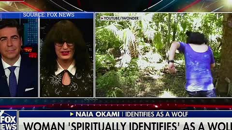 Jessie Watters takes on woman who spiritually identifies as a wolf