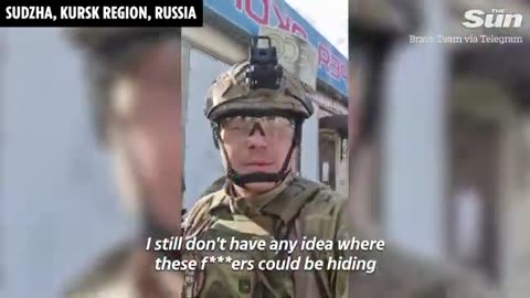 Ukrainian soldier walks past dead enemy troops & says key Russian town captured…despite Putin claims