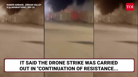 Iraqi fighters attack israel roman airbase drone slams into Jordan velly ,Iran dome fails