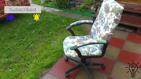 Old office chair into new furniture