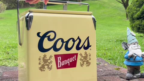 Unlock Coors Cool Vibes with the Retro Ice Chest Cooler! Coors Banquet Cooler Ice Chest