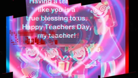 Happy teacher day from Hur