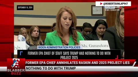 240926 Former EPA Chief Annihilates Raskin And 2025 Project Lies.mp4