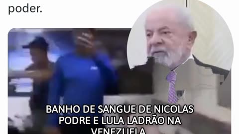 Maduro e Lula começou o banho de sangue na Venezuela, como foi prometido!!!