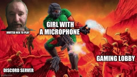 When a Female Gamer Has a Microphone