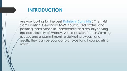 Best Painter in Surry Hills