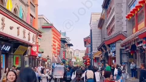 Wuhan China, Pedestrian Road Walking