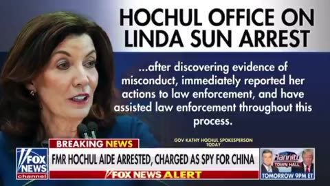 Linda Sun Kathy Hochul's former deputy chief of staff has been charged with being an espionage