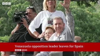 Venezuela opposition leader granted political asylum in Spain | BBC News