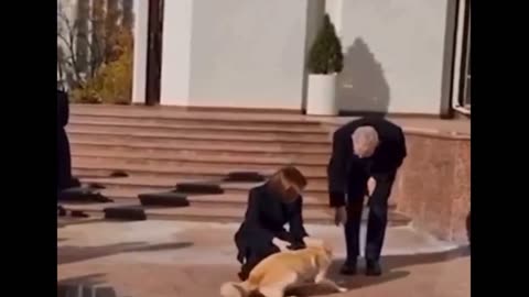 Austrian President Bitten by Moldovan President's Dog EE