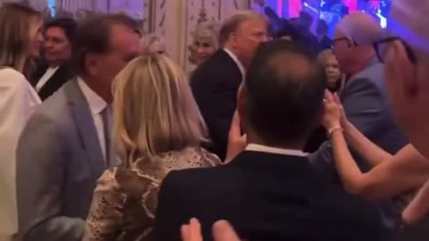 Donald and Melania Trump spotted hosting Hungarian prime minister Viktor Orban at Mar-a-Lago