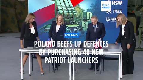 Poland beefs up military defences with purchase of 48 new Patriot launchers