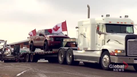 Trucker protests: Coutts blockade dismantled in Alberta, allowing border operations