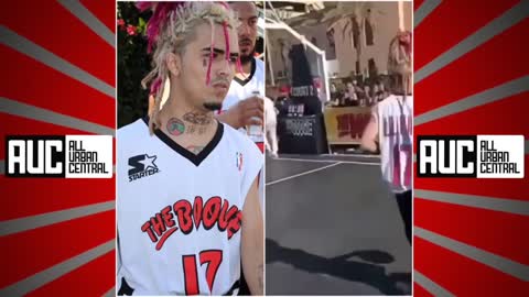 Lil Pump Plays Basketball With Ankle Monitor Still Scores 30 On Nipsey Hussle Team