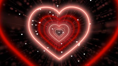 873. Animation Video Background Loop❤️Red Heart Background Heart