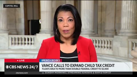 Vance calls for Child Tax Credit increase after skipping Senate vote to expand b