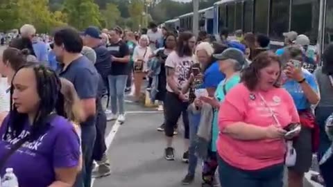 Kamala Harris Campaign Caught Bussing in Thousands of People for Her Rally in North Carolina