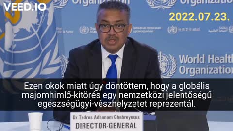 Tedros WHO - Itt az újabb GLOBÁLIS VÉSZHELYZET / Tedros WHO - another global emergency situation