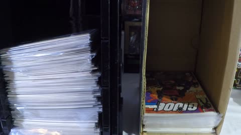 BCW Comic Book Bin assembly and my G.I. JOE & Transformers comics