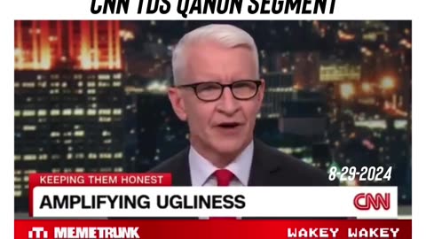 Anderson Cooper CNN TDS QAnon😂🤣