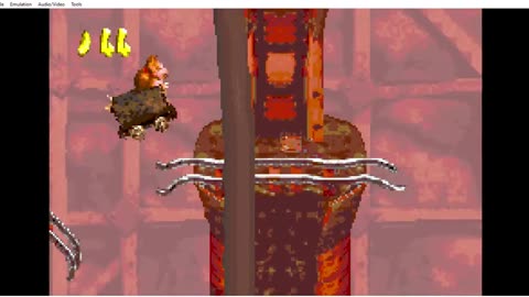 [Old Gaming Video] it's DONKEY KONG COUNTRY but this time i beat the Mine Cart Level for the WIN!!!