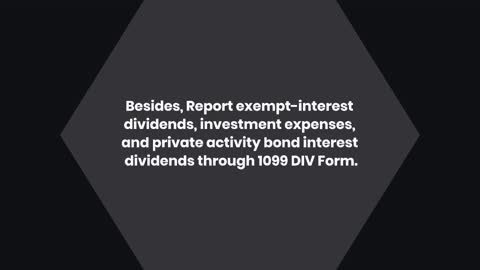 What Do You Report Through The 1099 DIV Tax Form?