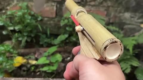 🎍 crafting bamboo gun 🎍