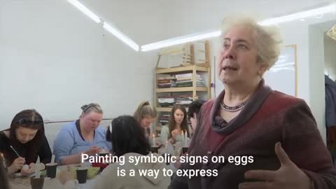 Ukrainians Turn to Traditional Art of Pysanky This Easter to Forget War