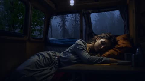 Rainy Car Dreams: Ambient Sleep Soundscape