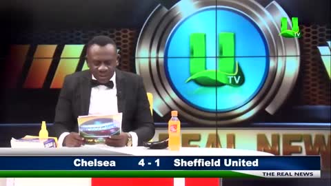 Ghanaian News presenter reading Premier League results goes viral!!