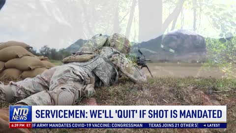 Servicemen: We'll Quit If Vaccine Is Mandated