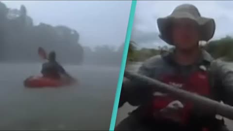 Kayakers Caught Moment Their Friend Was Ambushed And Killed By 'Man Eater' Crocodile On Camera