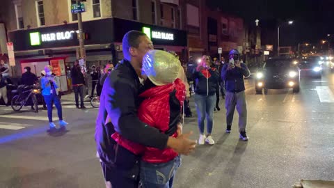 Marriage Proposal in the Midst of Protest