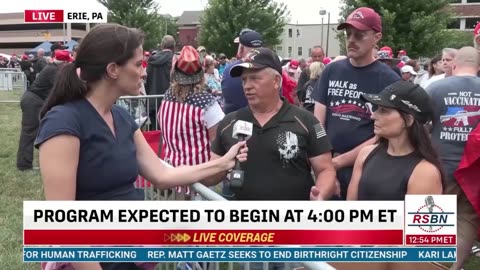 NYCA Volunteer, Convoy Lead Randy Barber with Christina Bobb of RSBN