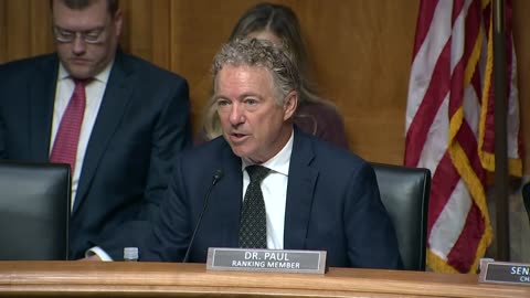 Dr. Rand Paul Speaks on His REPUBLIC Act