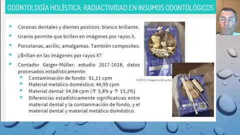 4° charla sobre Odontología Holística: radiactividad presente en insumos odontológicos