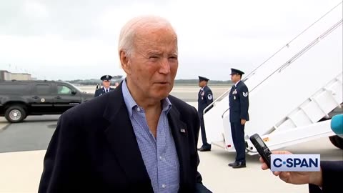 Do you have any words to the victims of the hurricane BIDEN We've given everything that we have.