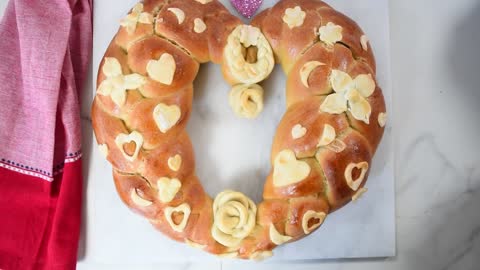 Heart Shaped Sourdough Challah