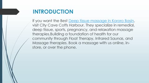 Best Deep tissue massage in Kororo Basin