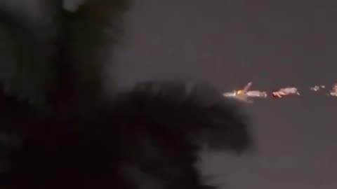 Atlas Air Boeing 747-8 from Miami International Airport CATCHES FIRE MID AIR.