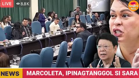 MARCOLETA IPINAGLABAN SI VP SARA! BINWELTAHAN ANG KONGRESO!