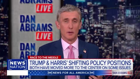 Trump and Harris shift their policy positions to the center | Dan Abrams Live