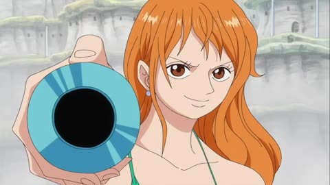 One Piece – Nami uses gust sword