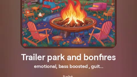 Trailer park and Bonfires